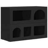 Sideboard Black 80.5 x 35 x 59 cm Engineered Wood 891325
