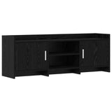 TV Cabinet 130 x 33 x 47 cm Black Oak Engineered Wood 8011172