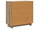 Drawer Cabinet Artisan Oak 66 x 34.5 x 90 cm Engineered Wood 893924