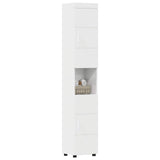 Bathroom Cabinet Set TULUM High Gloss White 37 x 31.5 x 203 cm 880355