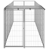 Dog Kennel Silver 4.84 m Steel 3082203