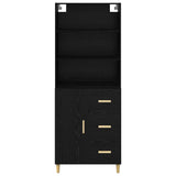 Highboard Black Oak 69.5 x 32.5 x 180 cm Engineered Wood 3416160