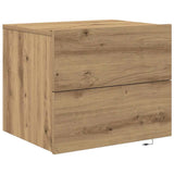 Bedside Cabinet with Drawer 2 pcs Artisan Oak 50 x 39 x 41 cm 863075