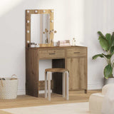 Dressing Table 2 pcs Brown 50 x 41 x 135 cm Engineered wood 3334244