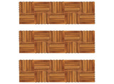 Decking Tile 30 pcs Brown 30 x 30 cm Acacia Hardwood 3444688