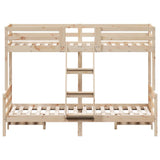 Bunk Bed without Mattress 80x200/120x200 cm Solid Wood 3207161