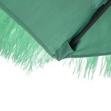 Garden Parasol with Steel Pole Green 324x324x247 cm 4005111