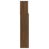 Headboard Cabinet Brown Oak 140x19x103.5 cm 817251