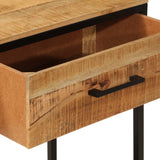 Console Table 100x35x76 cm Solid Wood Mango and Iron 358581