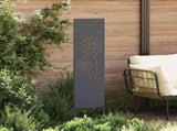 Garden Privacy Screen Anthracite 32 x 140 cm Cold-rolled steel 876233
