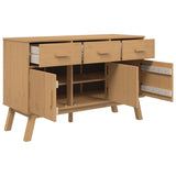 Sideboard OLDEN Brown 114x43x73.5 cm Solid Wood Pine 358603