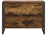 Bedside Table Smoke Oak 50 x 39.5 x 50 cm Engineered Wood 886682