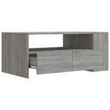 Coffee Table Grey Sonoma 102x55x42 cm Engineered Wood 816935
