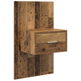 Headboard with Cabinet 3 pcs Old Wood Engineered Wood 3415742
