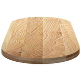 Table Top 140x60x4 cm Solid Wood Oak Oval 4009068