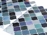 Lanturn Tile 50 pcs Blue Green 27 x 27 cm Polyurethane and PET 42046245