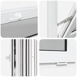 Basement Window RISOR 100x40 cm Tilt 3 Glazing White 4108380