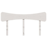 Headboard White 160 cm Solid Wood Pine 844770