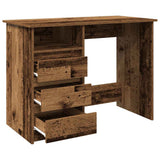 Desk Old Wood 102x50x75 cm Engineered Wood 860470