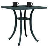 Garden Table Green 53x53x53 cm Cast Aluminium 4002822