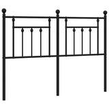Metal Replace Headboard Black 150 cm 353571