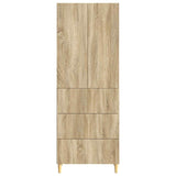 Cabinet Set 2 pcs Sonoma Oak 66 x 34.5 x 90 cm Engineered Wood 3416558