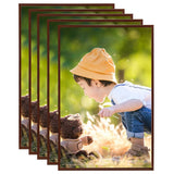 Photo Frames Collage 5 pcs for Wall or Table Bronze 70x90cm MDF 332237