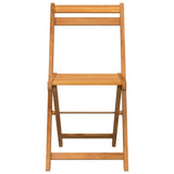 Folding Bistro Chairs 6 pcs Solid Wood Acacia 3216306