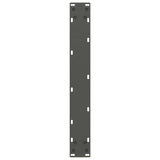 Dining Table Legs U-Shaped 3 pcs Anthracite 70x cm Steel 4013202