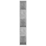 Book Cabinet Room Divider Concrete Grey 100x24x155 cm Engineered Wood 809201