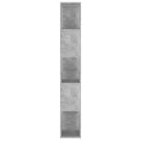 Book Cabinet Room Divider Concrete Grey 100x24x155 cm Engineered Wood 809201