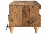 LED TV Cabinet Old Wood Engineered Wood 896333