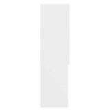 808386 Washing Machine Cabinet White 70,5x25,5x90 cm