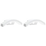 Outdoor LED Wall Lights with Sensors 2pcs White Die-cast Aluminium 4006283