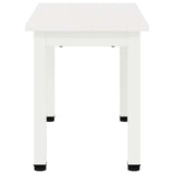 Coffee Table White 60 x 30 x 36 cm Solid Pine Wood 892758