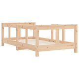 Kids Bed Frame 70x140 cm Solid Wood Pine 834426