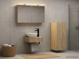 Bathroom Cabinet Set 4 pcs Sonoma Oak Engineered Wood 3407361