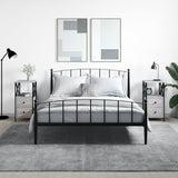 Bedside Cabinets 2 pcs Grey Sonoma 34x35.5x70 cm Engineered Wood 825950