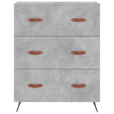 Highboard Concrete Grey 69,5x34x180 cm Engineered Wood 3189353