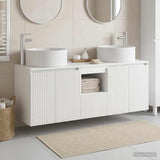Bathroom Cabinet Set 3 pcs High Gloss White 3405741