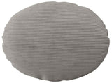 Cushion Cover 6 pcs HEERLEN Light Grey 60 cm Corduroy 922918