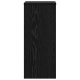 Plant Stand 2 pcs Black Oak 30 x 30 x 70 cm Engineered Wood 869232