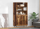 Highboard Old Wood 69.5 x 34 x 180 cm Engineered Wood 3415729