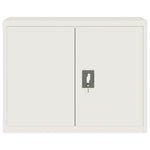 ZNTS File Cabinet White 90x40x70 cm Steel 339720