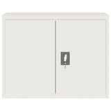 ZNTS File Cabinet White 90x40x70 cm Steel 339720