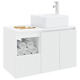 Bathroom Furniture Set 2 pcs White Engineered Wood 3404044