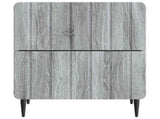 Bedside Cabinet 2 pcs Grey Sonoma 43 x 34.5 x 49.5 cm 894308