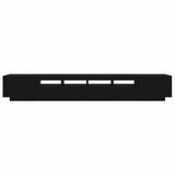 TV Cabinet Set 3 pcs Black 260 x 35 x 40 cm Engineered Wood 3333064