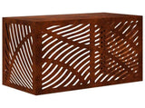 Air Conditioner Cover Rusty 100 x 50 x 70 cm Weathering Steel 8014107