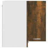 Hanging Corner Cabinet Lyon Smoked Oak 57x57x60 cm Engineered Wood 815597